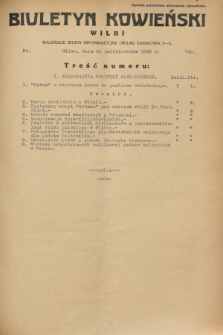 Biuletyn Kowieński Wilbi. 1932, nr 750 (31 października)