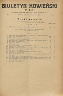 Biuletyn Kowieński Wilbi. 1932, nr 751 (2 listopada)
