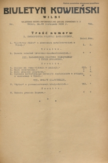Biuletyn Kowieński Wilbi. 1932, nr 769 (29 listopada)
