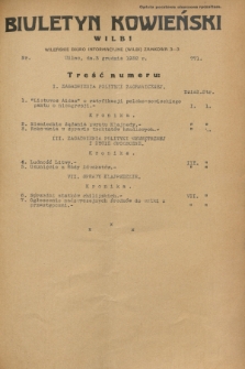 Biuletyn Kowieński Wilbi. 1932, nr 771 (3 grudnia)