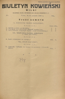 Biuletyn Kowieński Wilbi. 1932, nr 776 (14 grudnia)