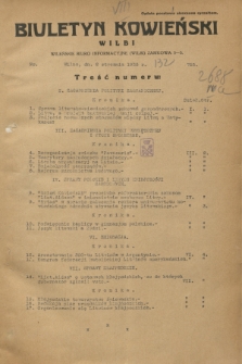 Biuletyn Kowieński Wilbi. 1933, nr 785 (2 stycznia)