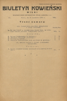 Biuletyn Kowieński Wilbi. 1933, nr 793 (18 stycznia)