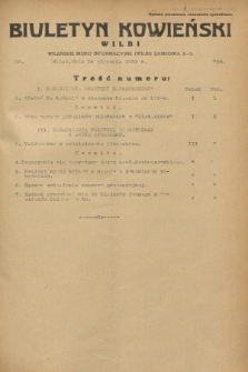 Biuletyn Kowieński Wilbi. 1933, nr 798 (24 stycznia)