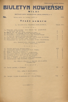 Biuletyn Kowieński Wilbi. 1933, nr 808 (15 lutego)