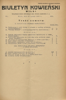 Biuletyn Kowieński Wilbi. 1933, nr 815 (27 lutego)