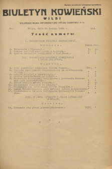 Biuletyn Kowieński Wilbi. 1933, nr 816 (28 lutego)