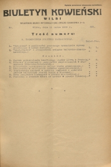 Biuletyn Kowieński Wilbi. 1933, nr 821 (11 marca)