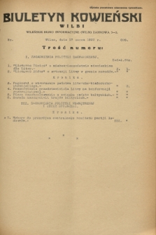 Biuletyn Kowieński Wilbi. 1933, nr 826 (17 marca)