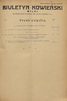 Biuletyn Kowieński Wilbi. 1933, nr 836 (1 kwietnia)