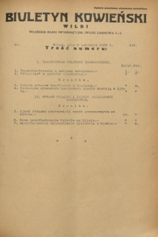 Biuletyn Kowieński Wilbi. 1933, nr 842 (8 kwietnia)