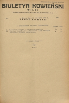 Biuletyn Kowieński Wilbi. 1933, nr 842 (11 kwietnia)