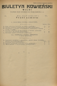 Biuletyn Kowieński Wilbi. 1933, nr 851 (27 kwietnia)