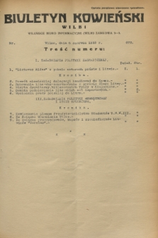 Biuletyn Kowieński Wilbi. 1933, nr 872 (8 czerwca)