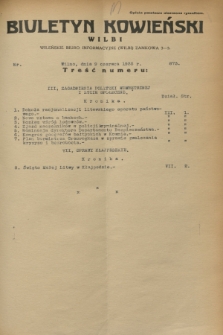 Biuletyn Kowieński Wilbi. 1933, nr 873 (9 czerwca)