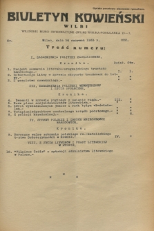 Biuletyn Kowieński Wilbi. 1933, nr 882 (24 czerwca)