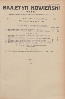 Biuletyn Kowieński Wilbi. 1933, nr 918 (5 września)