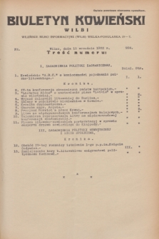 Biuletyn Kowieński Wilbi. 1933, nr 924 (15 września)