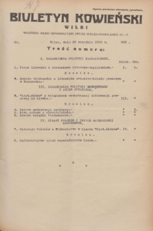 Biuletyn Kowieński Wilbi. 1933, nr 933 (28 września)