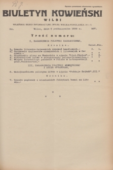 Biuletyn Kowieński Wilbi. 1933, nr 937 (5 października)