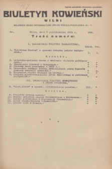 Biuletyn Kowieński Wilbi. 1933, nr 938 (7 października)