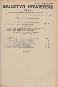 Biuletyn Kowieński Wilbi. 1933, nr 943 (14 października)