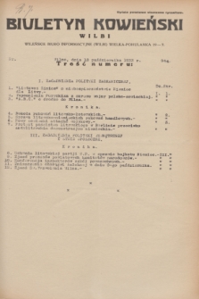 Biuletyn Kowieński Wilbi. 1933, nr 944 (18 października)