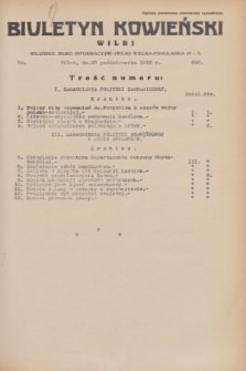 Biuletyn Kowieński Wilbi. 1933, nr 950 (30 października)
