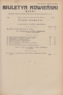 Biuletyn Kowieński Wilbi. 1933, nr 951 (31 października)