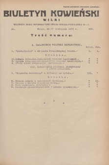 Biuletyn Kowieński Wilbi. 1933, nr 959 (17 listopada)