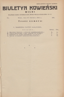 Biuletyn Kowieński Wilbi. 1934, nr 993 (23 stycznia)