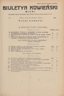 Biuletyn Kowieński Wilbi. 1934, nr 998 (29 stycznia)