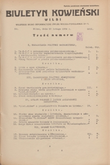 Biuletyn Kowieński Wilbi. 1934, nr 1011 (23 lutego)