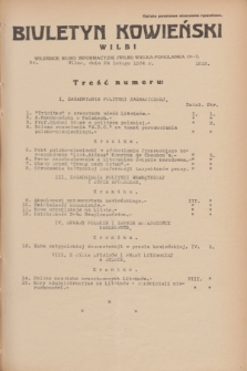 Biuletyn Kowieński Wilbi. 1934, nr 1012 (24 lutego)