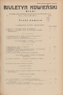 Biuletyn Kowieński Wilbi. 1934, nr 1018 (3 marca)