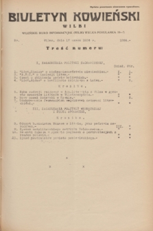 Biuletyn Kowieński Wilbi. 1934, nr 1026 (17 marca)
