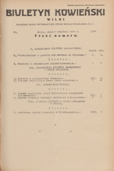 Biuletyn Kowieński Wilbi. 1934, nr 1037 (6 kwietnia)
