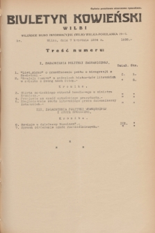 Biuletyn Kowieński Wilbi. 1934, nr 1038 (7 kwietnia)