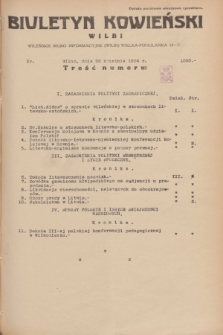Biuletyn Kowieński Wilbi. 1934, nr 1050 (26 kwietnia)