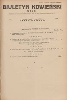 Biuletyn Kowieński Wilbi. 1934, nr 1057 (7 maja)