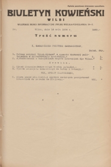 Biuletyn Kowieński Wilbi. 1934, nr 1060 (14 maja)