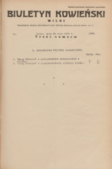 Biuletyn Kowieński Wilbi. 1934, nr 1066 (26 maja)