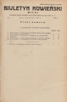 Biuletyn Kowieński Wilbi. 1934, nr 1067 (29 maja)
