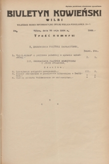 Biuletyn Kowieński Wilbi. 1934, nr 1068 (30 maja)