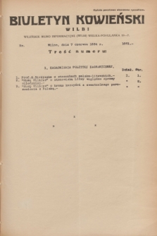 Biuletyn Kowieński Wilbi. 1934, nr 1071 (7 czerwca)