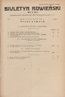 Biuletyn Kowieński Wilbi. 1934, nr 1076 (15 czerwca)