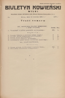 Biuletyn Kowieński Wilbi. 1934, nr 1077 (16 czerwca)