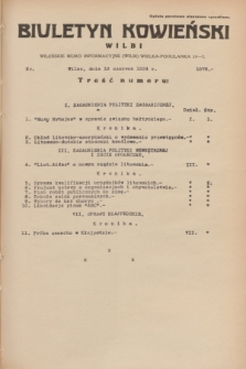 Biuletyn Kowieński Wilbi. 1934, nr 1078 (18 czerwca)