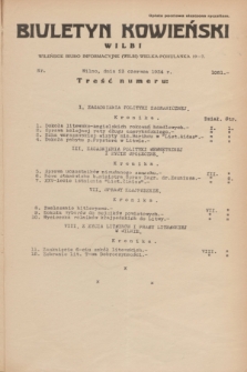 Biuletyn Kowieński Wilbi. 1934, nr 1081 (23 czerwca)