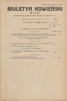 Biuletyn Kowieński Wilbi. 1934, nr 1086 (3 lipca)